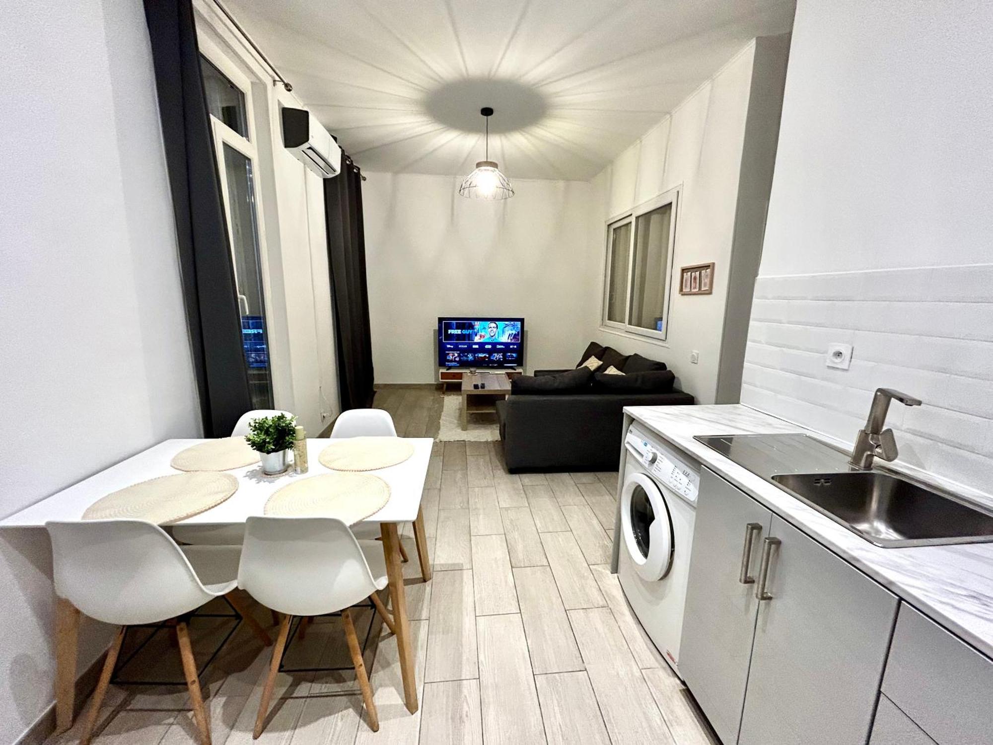 Lumineux 2 Pieces - Centre-Ville Climatise - Netflix Prime Canal - Bien Place Marseilles Exterior foto